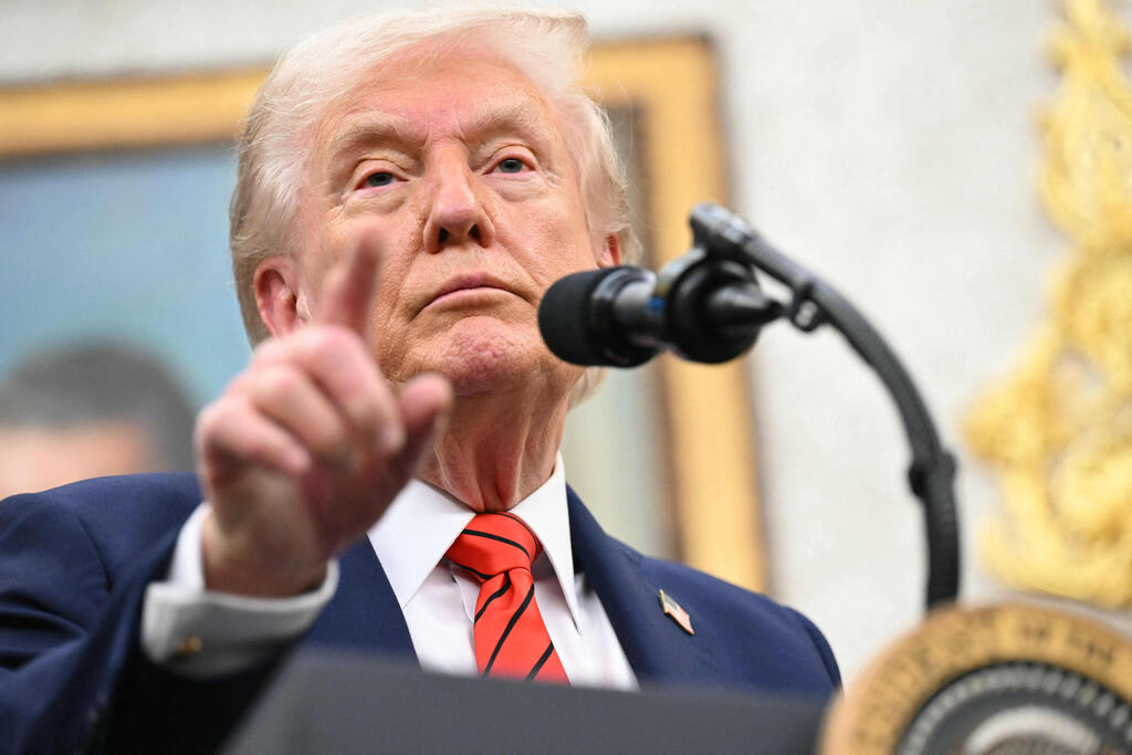 נשיא ארה"ב טראמפ 10 באוקטובר