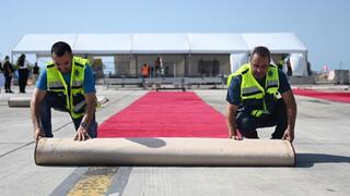 היערכות משרד הביטחון לנחיתת נשיא ארה"ב בישראל