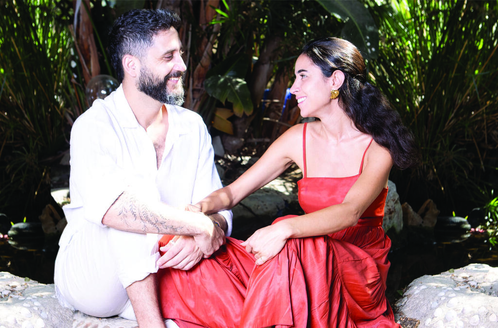 Kati Giv'oni and Gal Misgav (Photo: Gil Nehushtan) קטי גבעוני וגל משגב