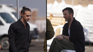 אריאל ודוד קוניו במפגש עם נציגי צה"ל