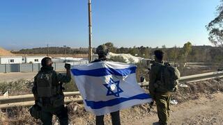 לוחמי מילואים מגדוד 710 בחטיבה 179 במעבר כיסופים