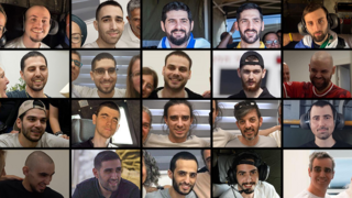 קולאז' 20 חטופים ששוחררו