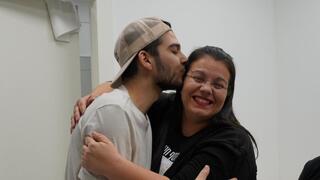   יוסף חיים אוחנה נפגש עם משפחתו לראשונה