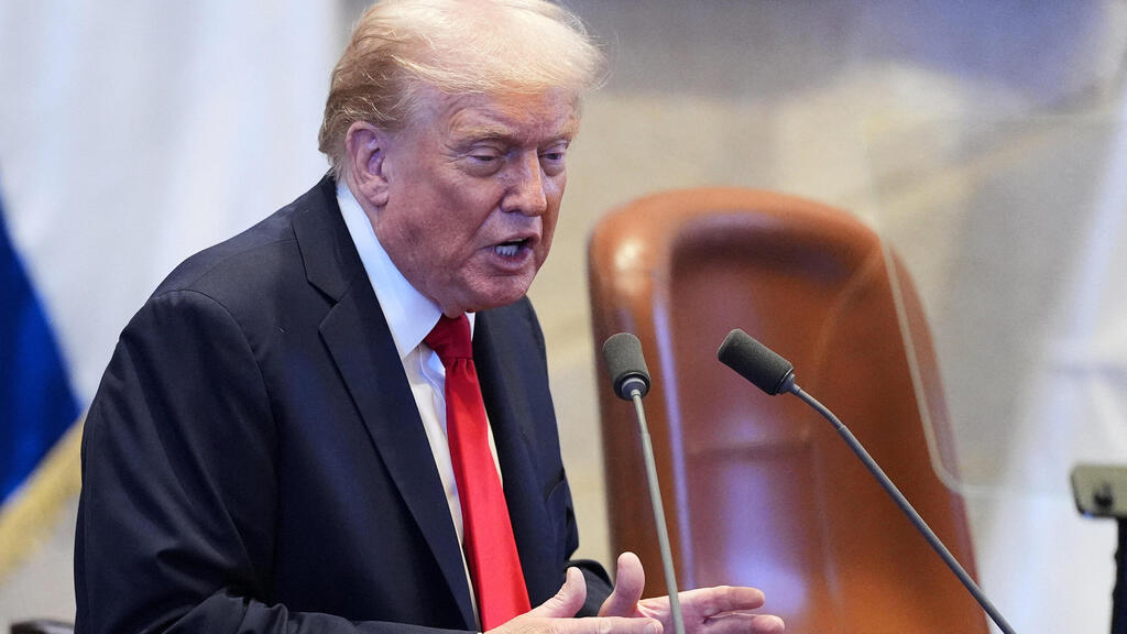 Дональд Трамп (Фото: Evan Vucci/Pool via REUTERS) נשיא ארה"ב דונלד טראמפ