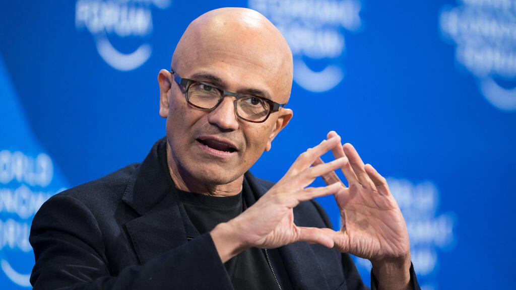 Microsoft CEO Satya Nadella (Photo: Fabrice Coffrini/AFP) מנכ"ל מיקרוסופט סאטיה נאדלה