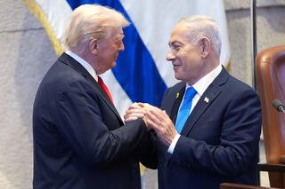 נאום דונלד טראמפ בכנסת ישראל