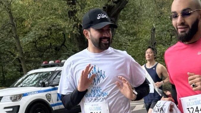 זוהראן ממדאני ניו יורק מירוץ גיוס תרומות אונר"א