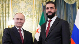 נשיא רוסיה ולדימיר פוטין נשיא סוריה אחמד א-שרע