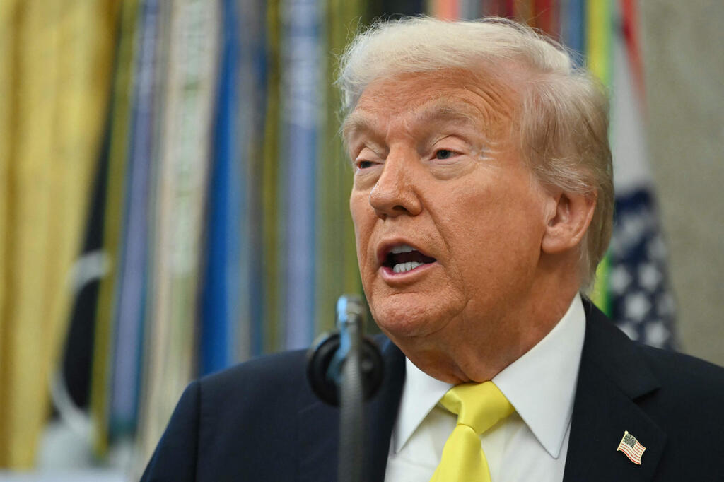 US President Donald Trump (Photo: ANDREW CABALLERO-REYNOLDS / AFP) נשיא ארה"ב דונלד טראמפ