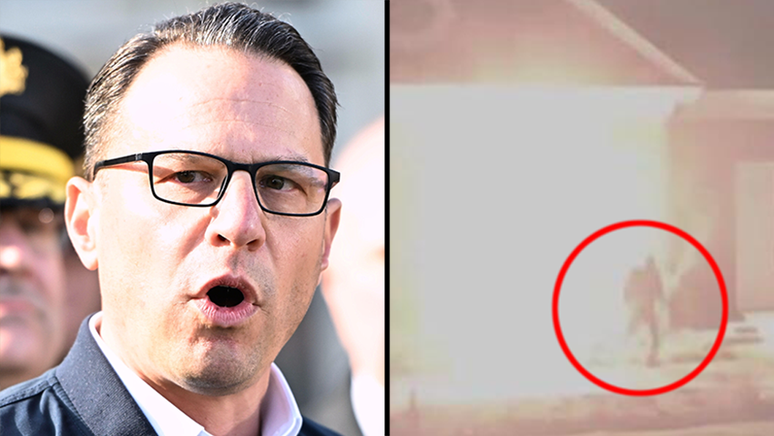 תיעוד הצתה אחוזת מושל פנסילבניה ג'וש שפירו