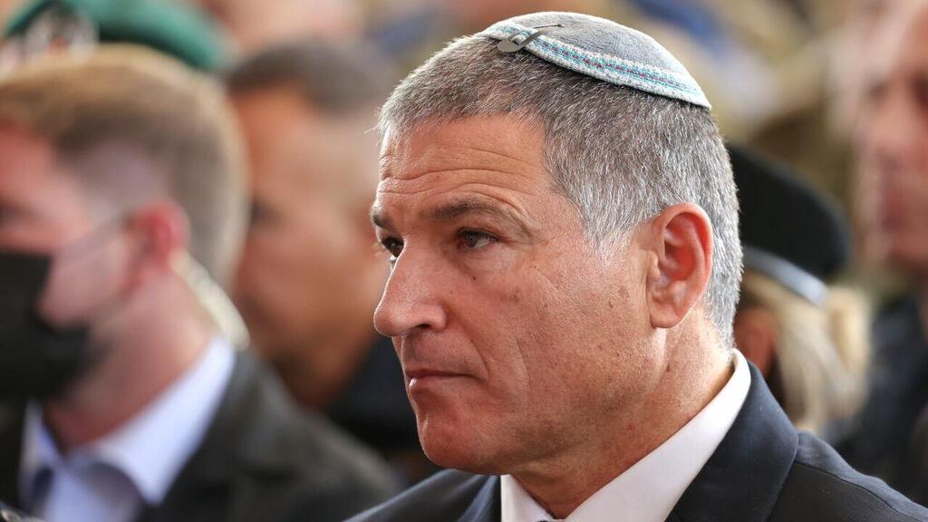 Глава ШАБАКа Давид Зини (Фото: Алекс Коломойский) טקס לזכר חללי מלחמת חרבות ברזל בהר הרצל