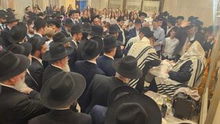 ברית המילה לבנו של הרב אלטר ישראל מצנר, שנקרא על שם האב שנרצח