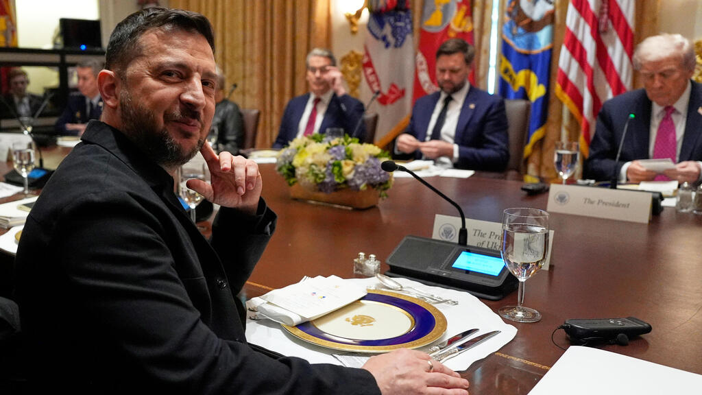 פגישתם של טראמפ וזלנסקי