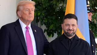 פגישתם של טראמפ וזלנסקי