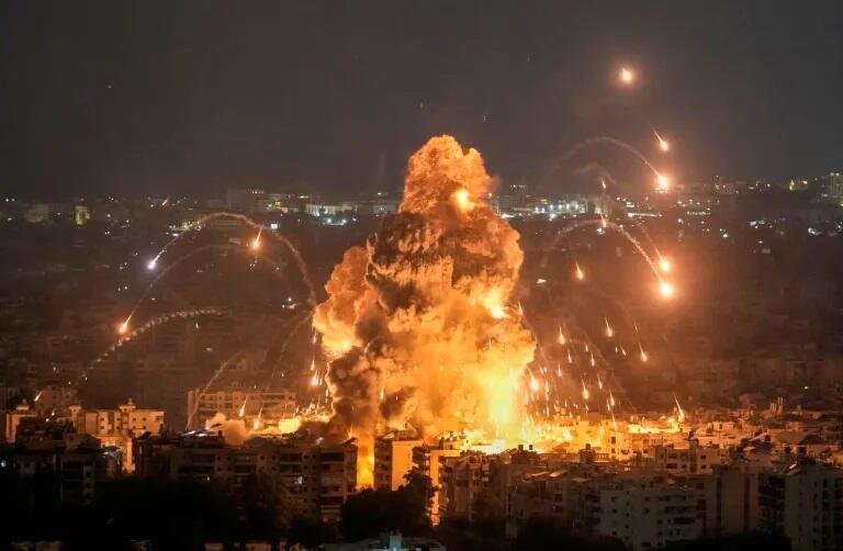 A Hezbollah weapons cache explodes in Beirut 