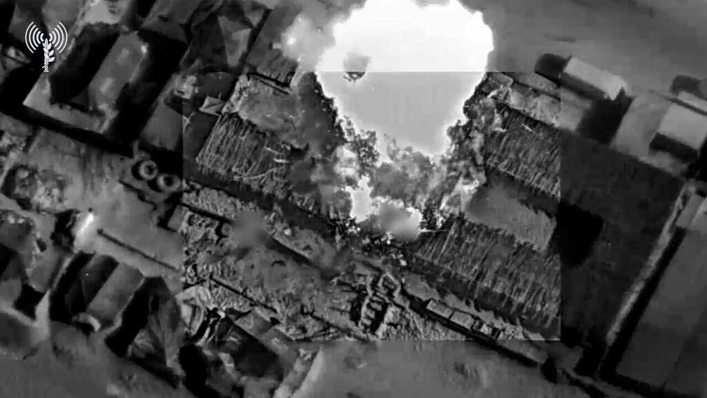 תיעוד מתקיפת תשתיות טרור של ארגון הטרור חמאס