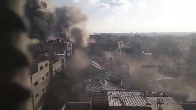 תקיפת הכוחות ברצועת עזה