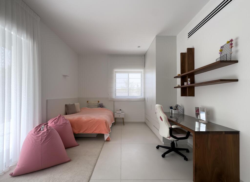 One of the kid's room (Photo: Amit Gosher) בית לשף במושב, תכנון: רון שינקין