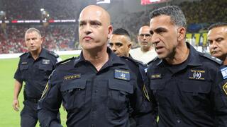 שוטרים בדרבי התל אביבי מפקד מחוז ת"א חיים סרגרוף