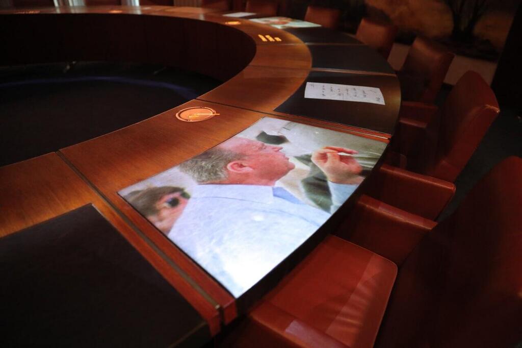 Back in time to another era (Photo: Alex Gamburg) חדר הממשלה ההיסטורי בכנסת