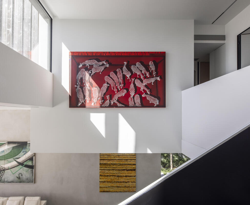 The power lies in the ability to maintain harmony (Photo: Nimrod Levy) בית פרטי בהרצליה פיתוח, תכנון: עמיר צורף