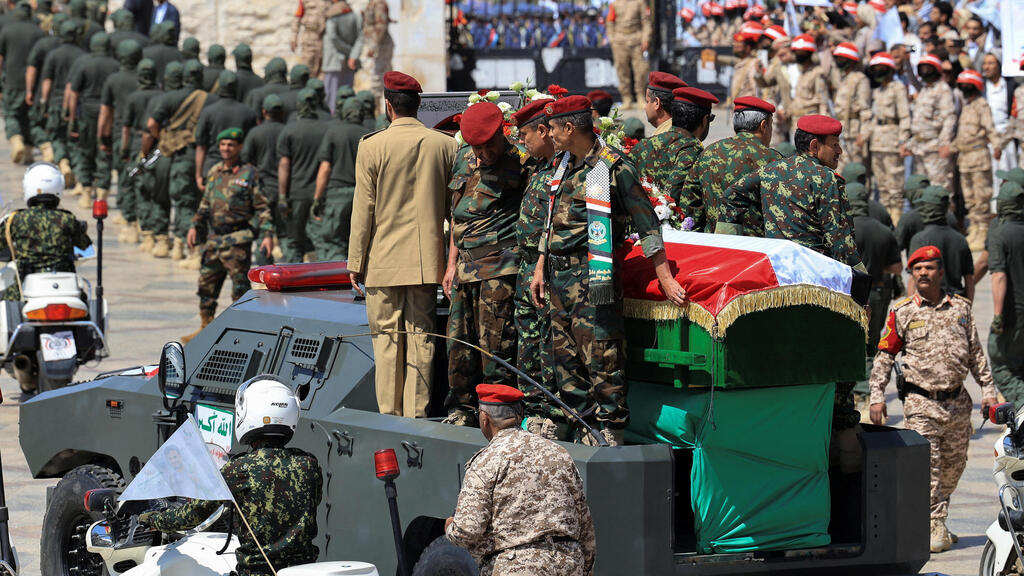 הלוויה של הרמטכ"ל החות'י, מחמד אל-גמארי