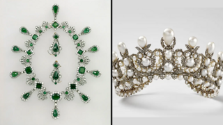 כתר של הקיסרית אז'ני רעייתו של נפוליאון השלישי שנגנב ב שוד ב מוזיאון ה לובר הלובר צרפת, שרשרת של הקיסרית מארי לואיז רעייתו של נפוליאון בונפרטה שנגנב ב שוד ב מוזיאון ה לובר הלובר צרפת