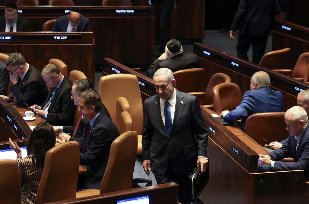 Photo: REUTERS/Ronen Zvulun פתיחת מושב הכנסת
