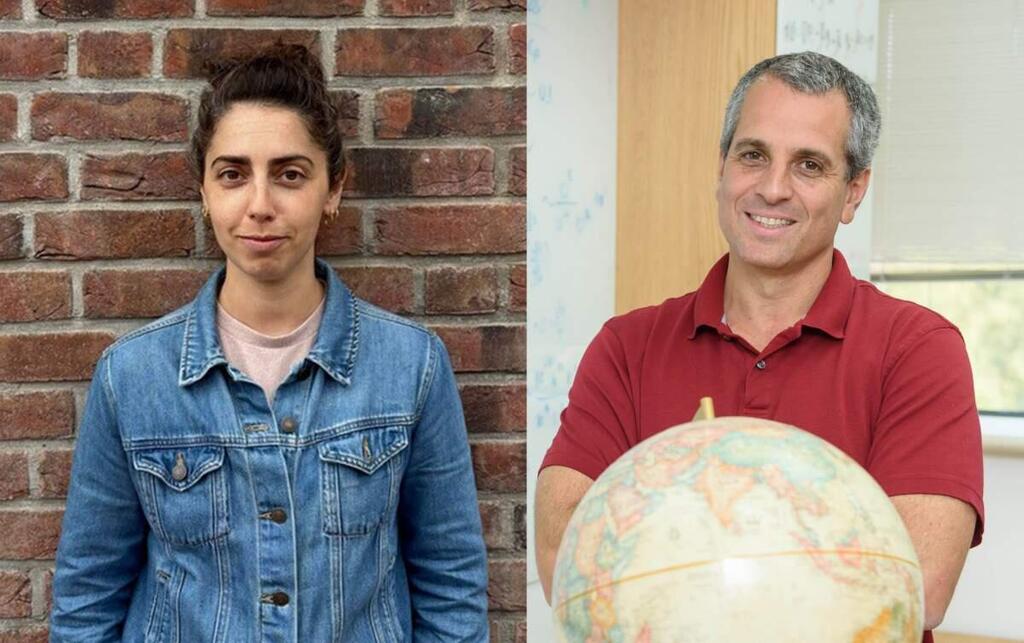 Dr. Keren Duer-Milner and Prof. Yohai Kaspi (Photo:) Dr. Keren Duer-Milner and Prof. Yohai Kaspi