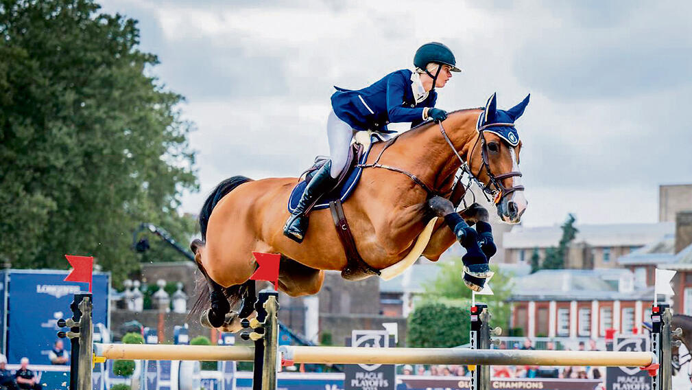 Isabella Russekoff on the horse (Photo: Helen Cruden) yk14548296
