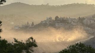 הריחות משריפת הפסולת בשטחים בשליטת הרשות הפלסטינית מגיעים לישראל