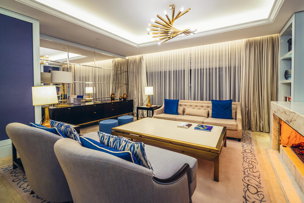 Номер люкс в отеле Fairmont в Аммане, Иордания (Фото: Fotokon, shutterstock) Номер люкс в отеле Fairmont в Аммане, Иордания