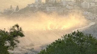 שריפת פסולת ברשות הפלסטינית