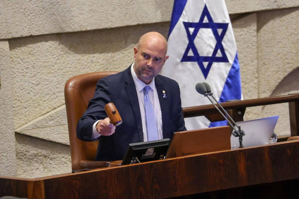 Knesset Speaker Amir Ohana (Photo: Danny Shem Tov, Knesset Spokesperson's Office) הכנסת הצביעה בעד ריבונות ביו"ש