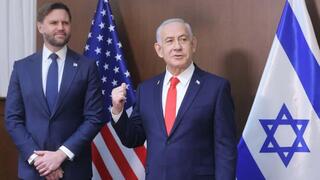 פגישתם של ראש הממשלה בנימין נתניהו וסגן נשיא ארה"ב ג'יי די ואנס
