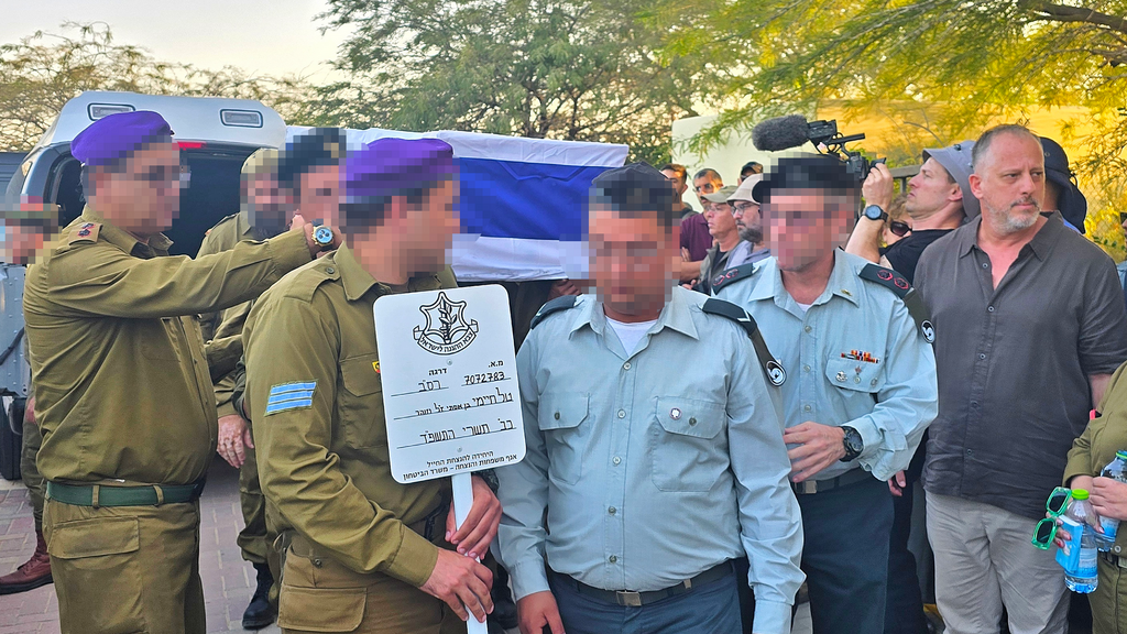 Похороны Таля Хаими (Фото: Меир Эвен Хаим) טל חיימי ז"ל מובא למנוחות