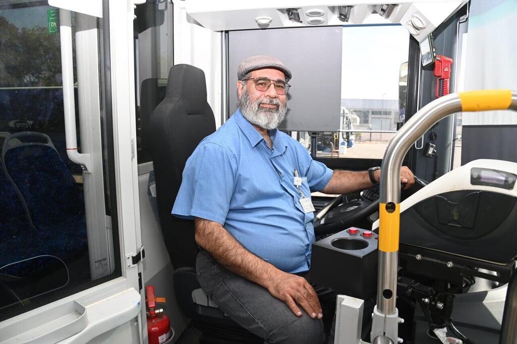 Ben Yaakov (Photo: Herzl Yosef) עומר בן יעקב, נהג אוטובוס