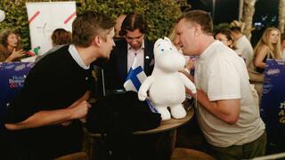 הדוכן הפיני באירוע יום השפות של האיחוד האירופי