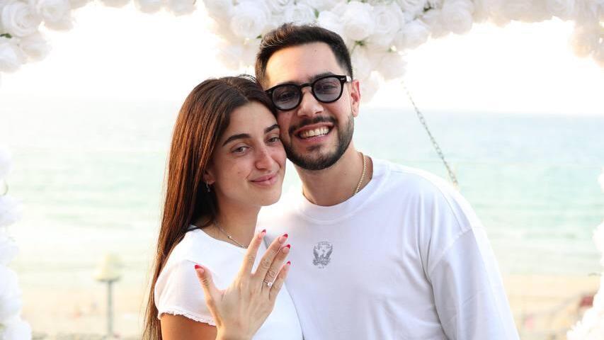 Зив Абуд и Элия Коэн (Фото: Ор Гефен) אלי-ה כהן בהצעת נישואים לבת זוגו