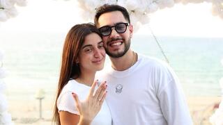 אלי-ה כהן בהצעת נישואים לבת זוגו 