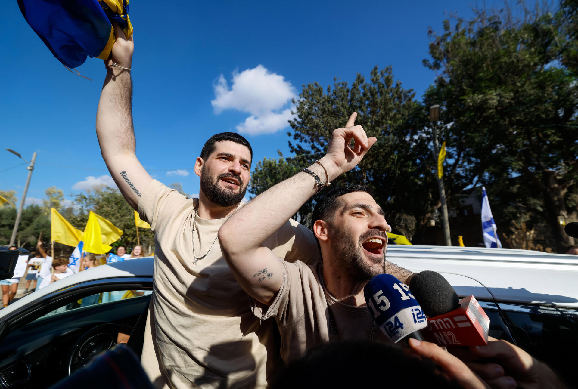 גלי וזיו ברמן המומים מקבלת הפנים החמה 