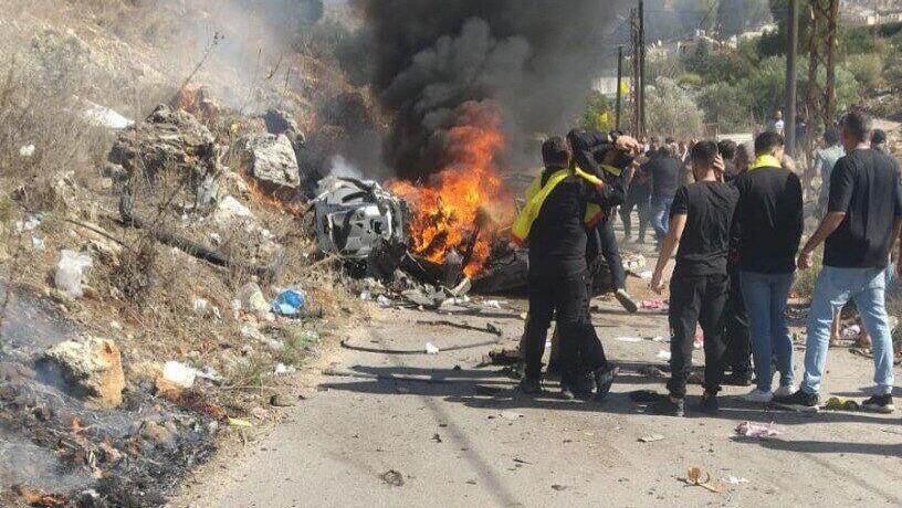 דיווח לבנוני: כטבמ ישראלי תקף בכפר חארוף בדרום לבנון