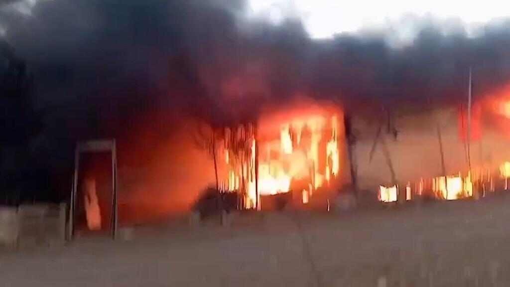 הצתת הכפר הפלסטיני מחמאס על ידי מתנחלים