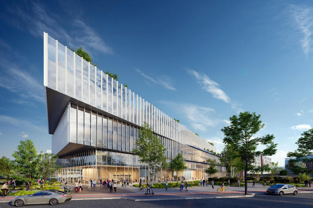 Nvidia's Be'er Sheva research and development center (Illustration: Moshe Zur Architects) Nvidia's Be'er Sheva research and development center