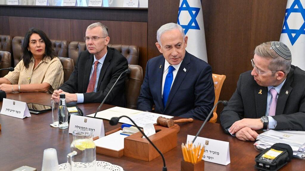 Prime Minister Benjamin Netanyahu (Photo: Kobi Gideon/ GPO) נתניהו בישיבת הממשלה, היום