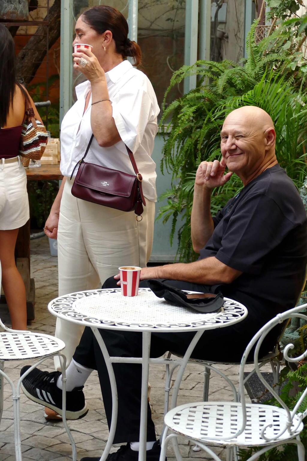 הפסקת קפה יאיר ודרורית ניצני (צילום: אמיר מאירי)  פפראצי פופ אפ דנה פרידר