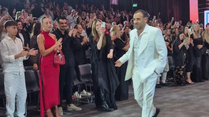 Sharabi at the opening gala of Tel Aviv Fashion Week (Photo: Itay Yaacov) אלי שרעבי בשבוע האופנה