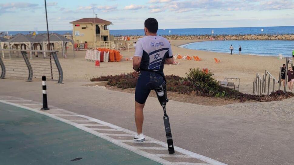 בוריס שטונדה לוחם דובדבן נפצע קשה ברצועת עזה מתחרה בתחרות איש הברזל