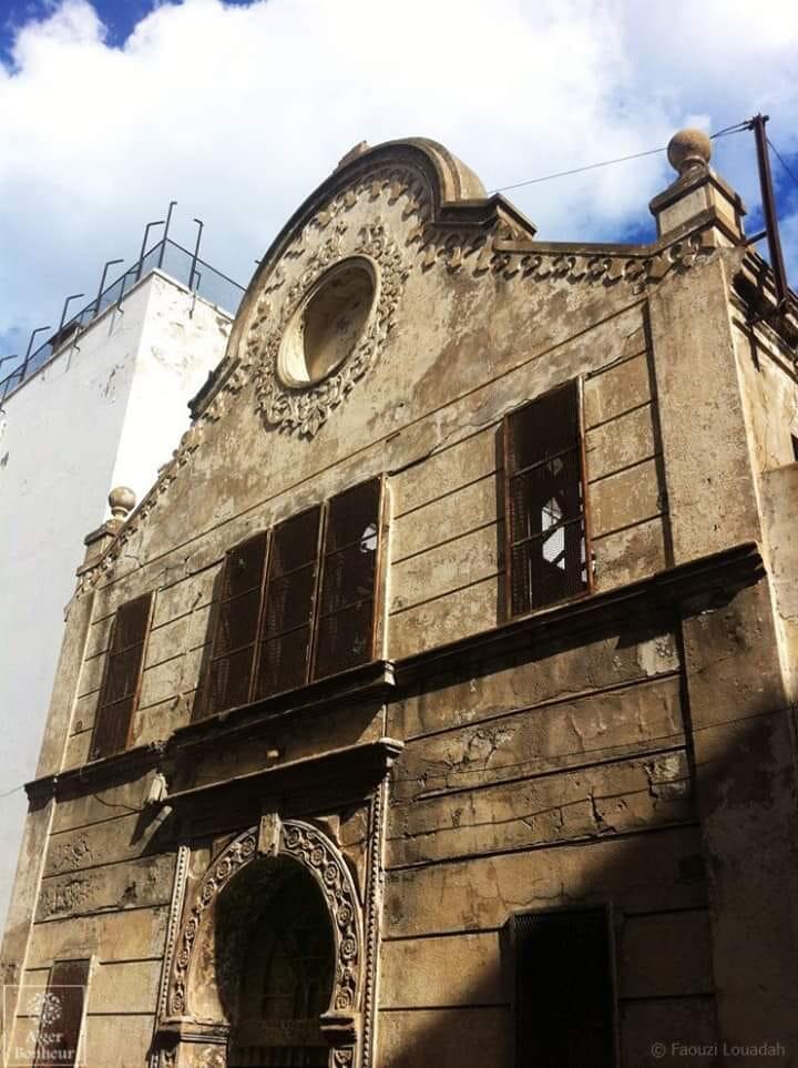 The synagogue in Algiers that was demolished (Photo: from social media) בית הכנסת שנהרס באלג'יריה