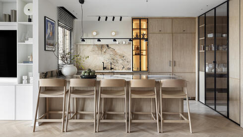 דירת קבלן בבת ים, עיצוב: בר בן ישי, ברבורית